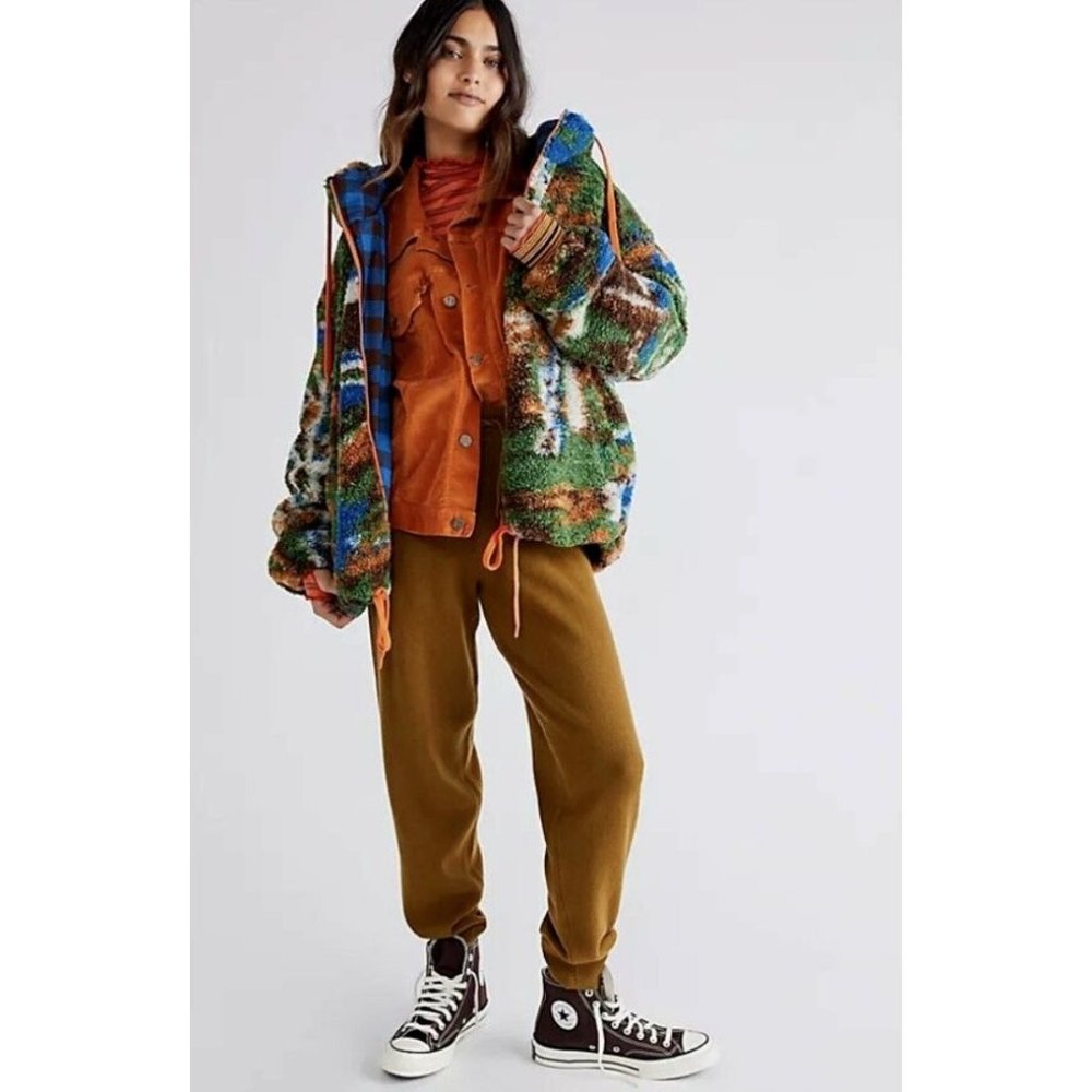 Free People Cozy Campfire Fleece Jacket Size Small - Picture 2 of 6